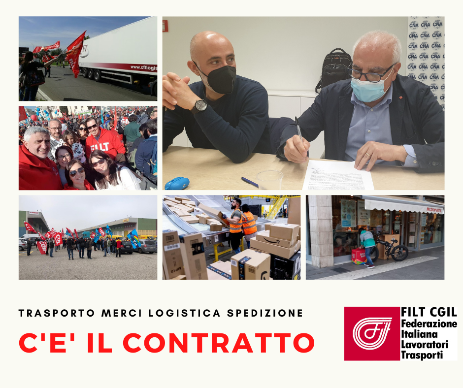 Contratti: Sindacati, rinnovato nel settore autotrasporto e logistica. Interessati circa 1 milione di lavoratori. Aumento medio 104 euro